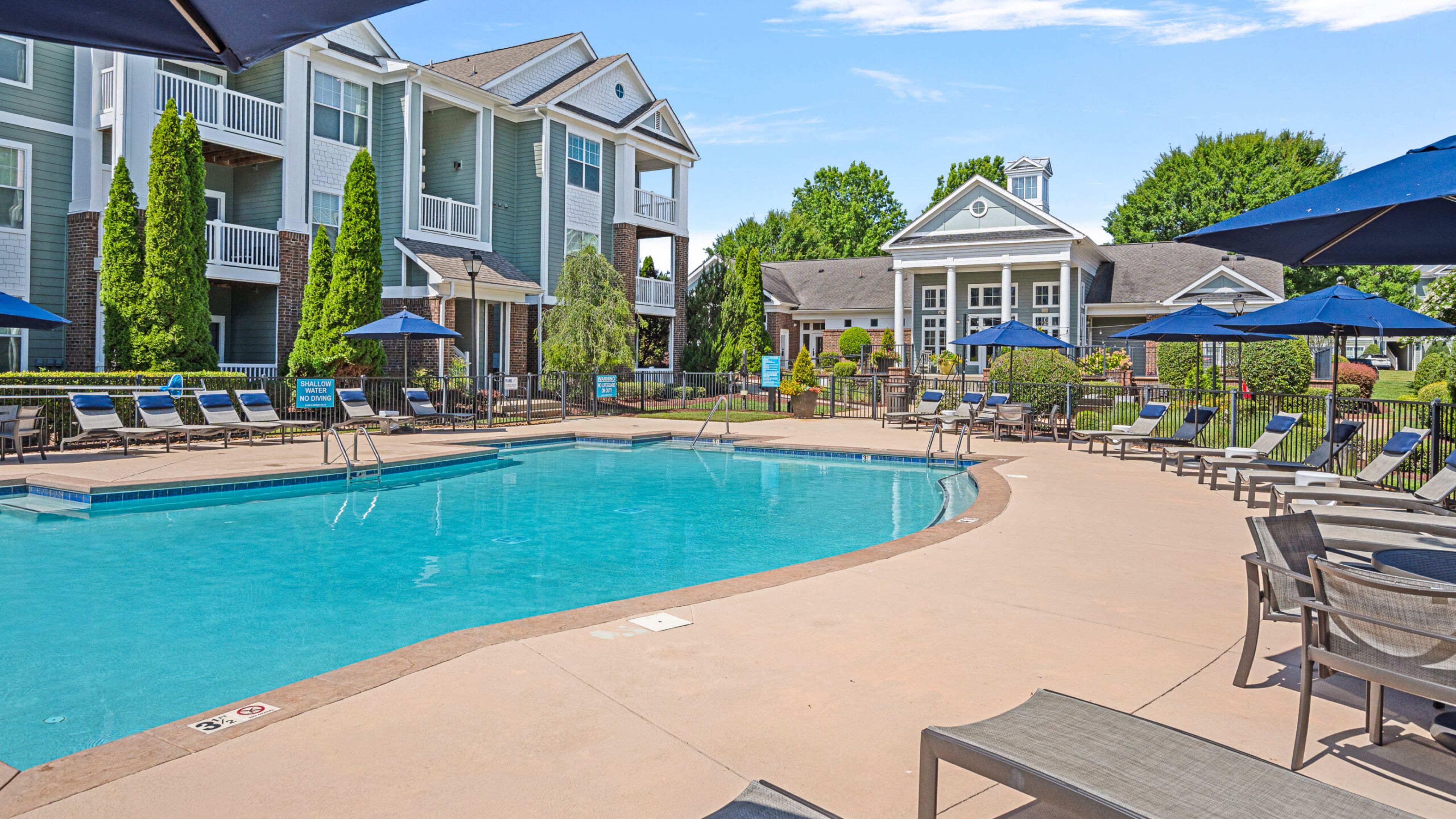 Hawthorne at the Greene resident pool amenity.